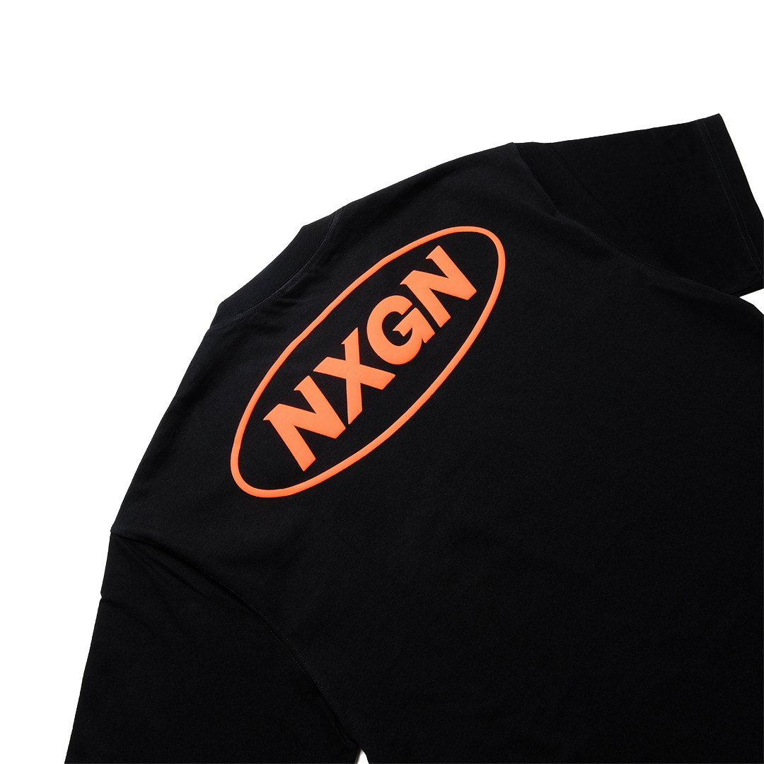 NXGN Puff Printed Boxy - Black