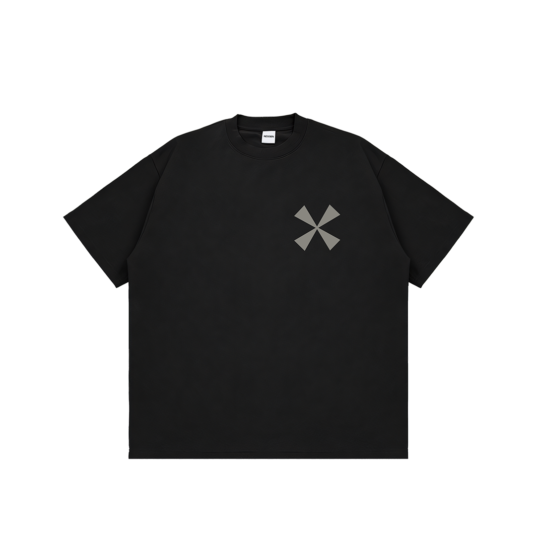 Oversized Fit GTTT Graphic Tee Black