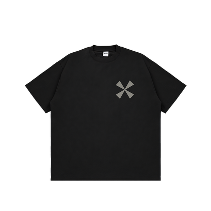 Oversized Fit GTTT Graphic Tee Black