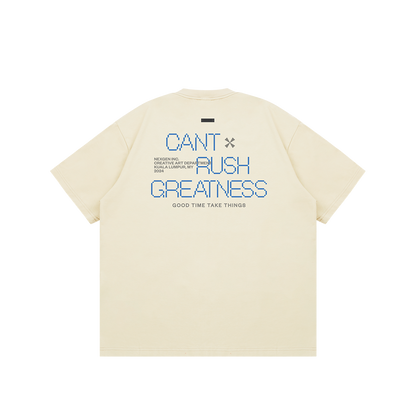 Oversized Fit GTTT Graphic Tee - Oat