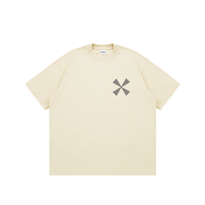 Oversized Fit GTTT Graphic Tee - Oat