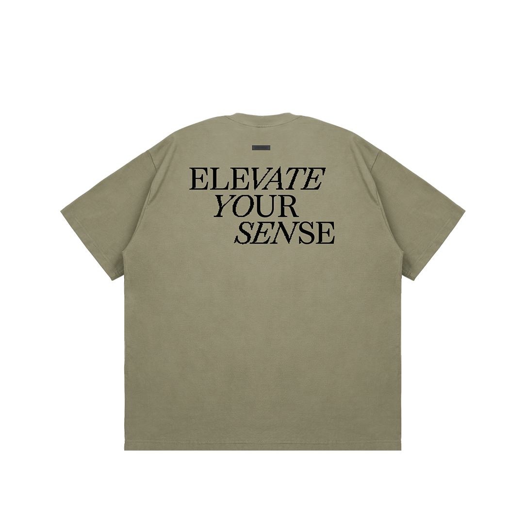 Oversized Fit Graphic Tee Lamfa Green