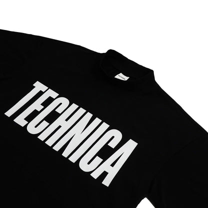 Technica Mock Neck Boxy Tee