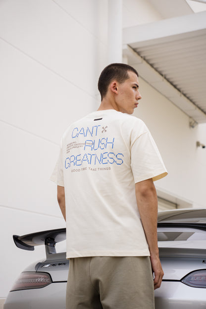 Oversized Fit GTTT Graphic Tee - Oat