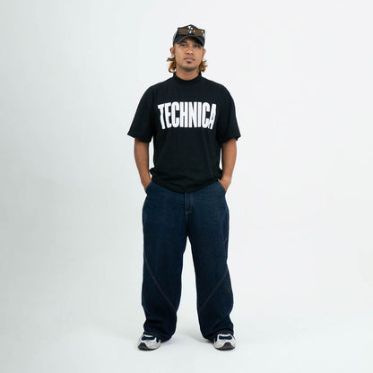 Technica Mock Neck Boxy Tee