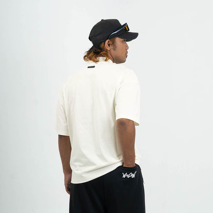 ⁠Holyfknairball Mock Neck Boxy Tee