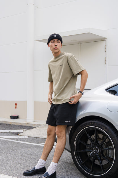 Oversized Fit Graphic Tee Lamfa Green