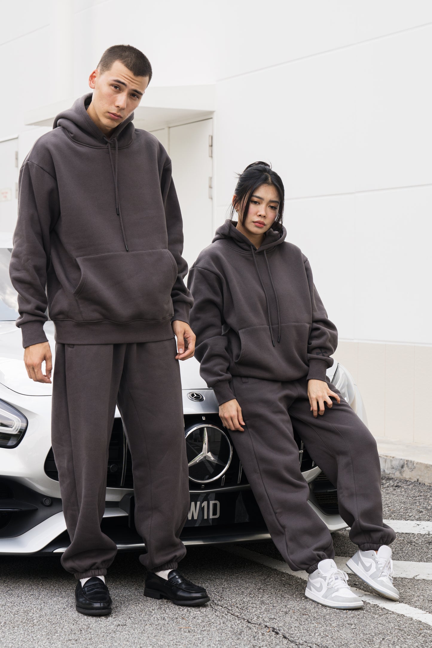 Oversized Graphic Printed Hoodie
