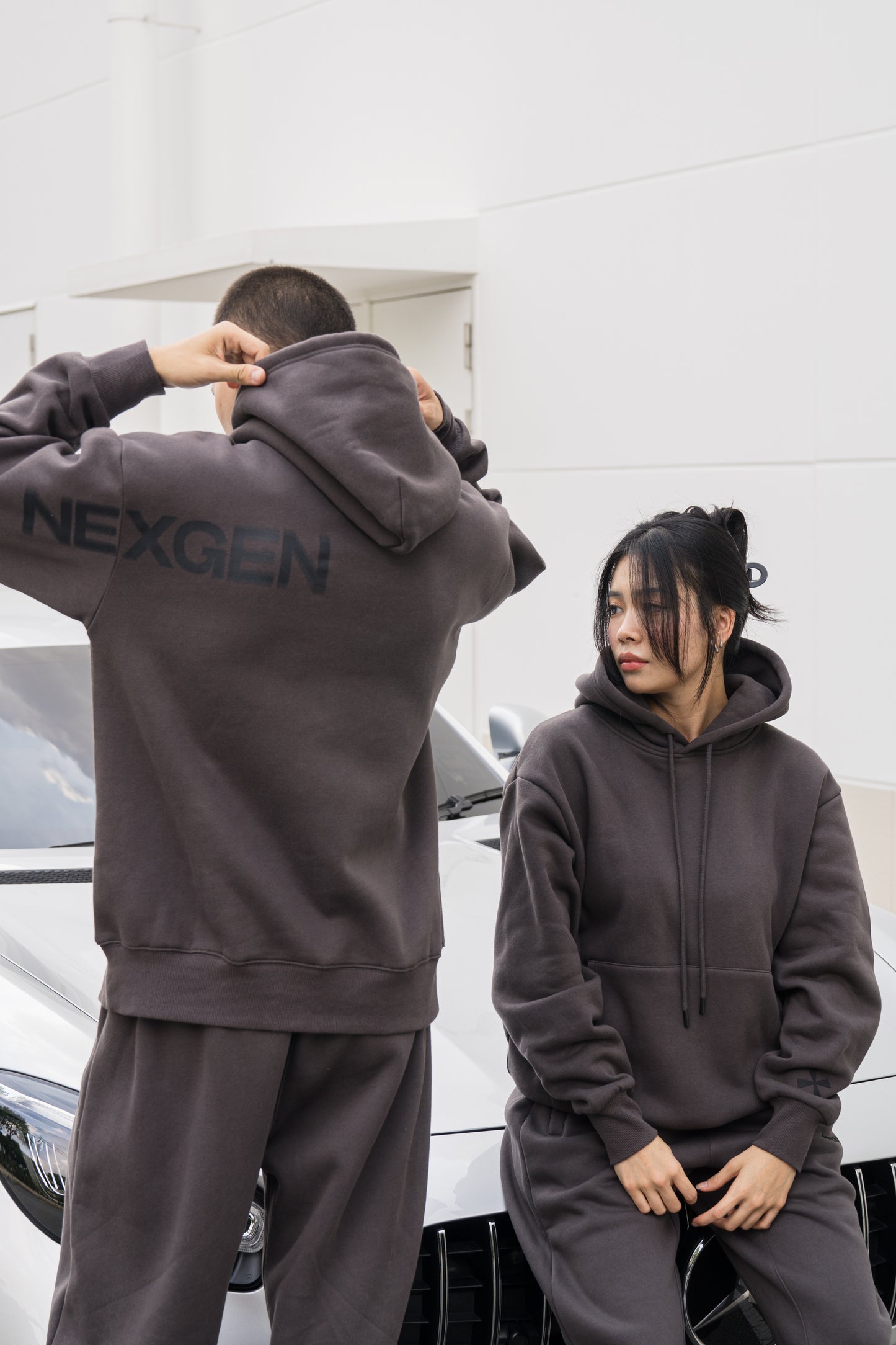 Oversized Graphic Printed Hoodie