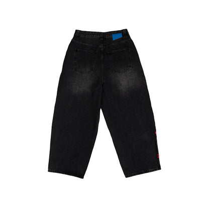 Yonda Lace Jeans Black