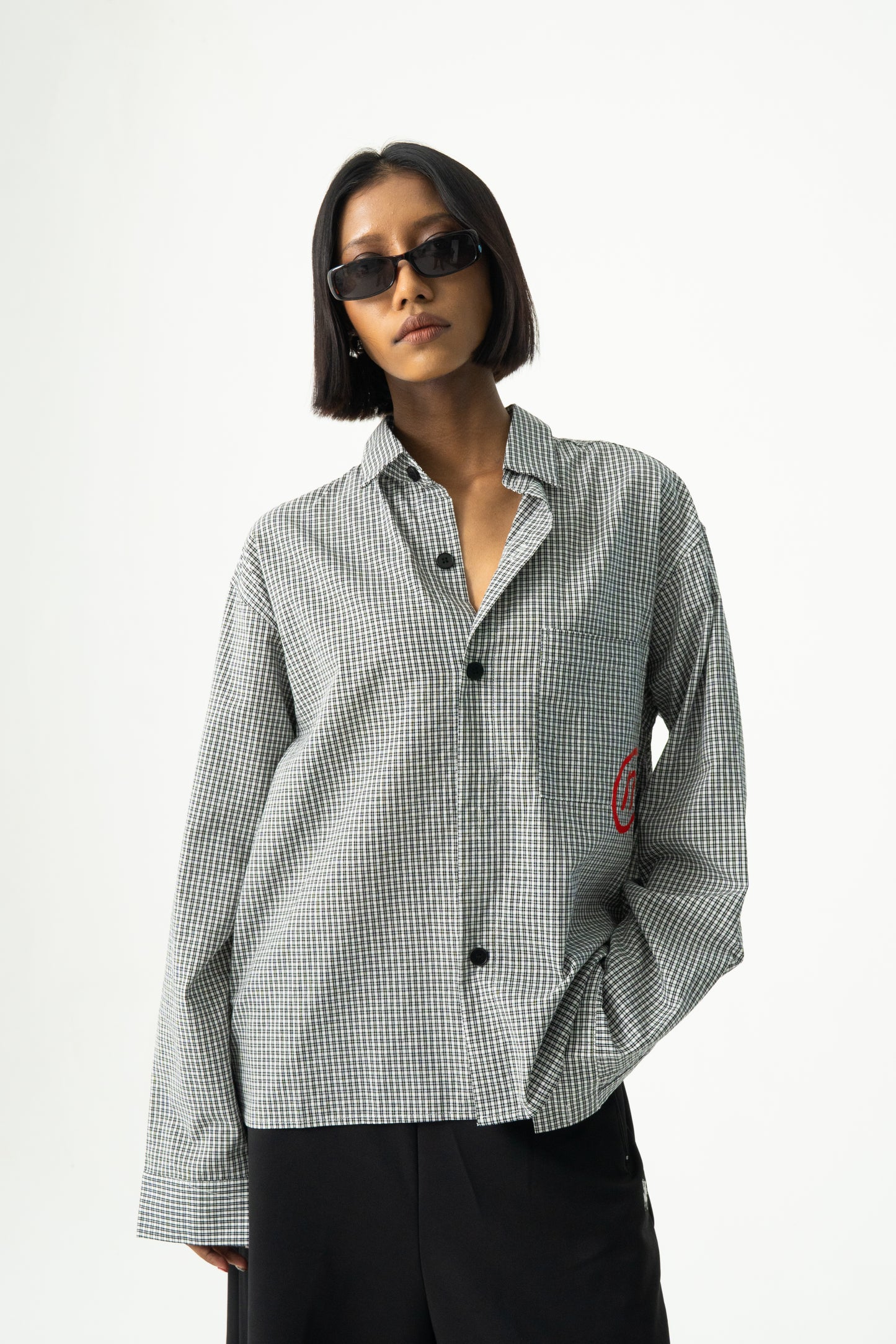 Plaid Boxy Shirt