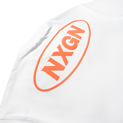 NXGN Puff Printed Boxy - White