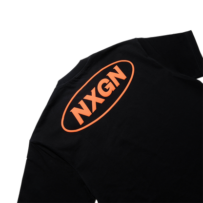 NXGN Puff Printed Boxy - Black
