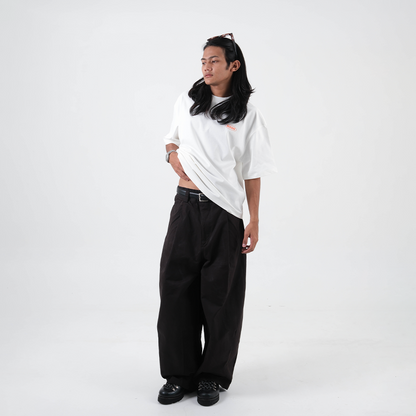 NXGN Puff Printed Boxy - White