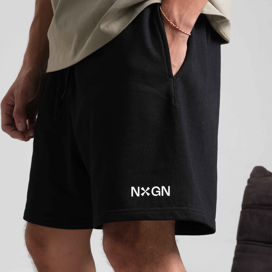 Short Sweatpants Black