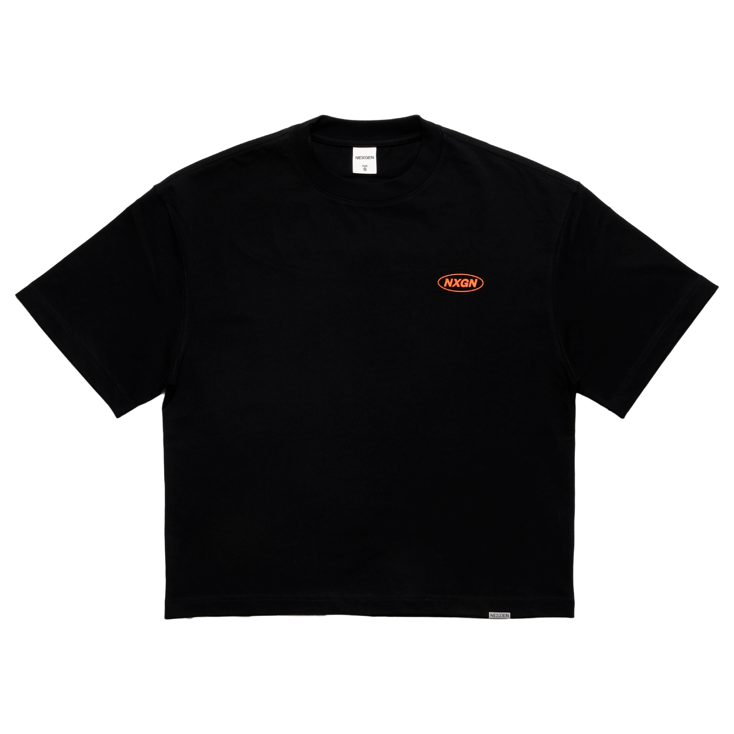 NXGN Puff Printed Boxy - Black