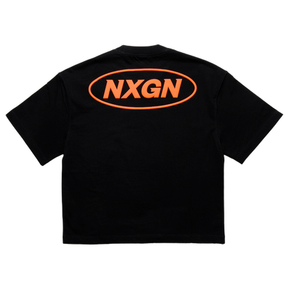 NXGN Puff Printed Boxy - Black