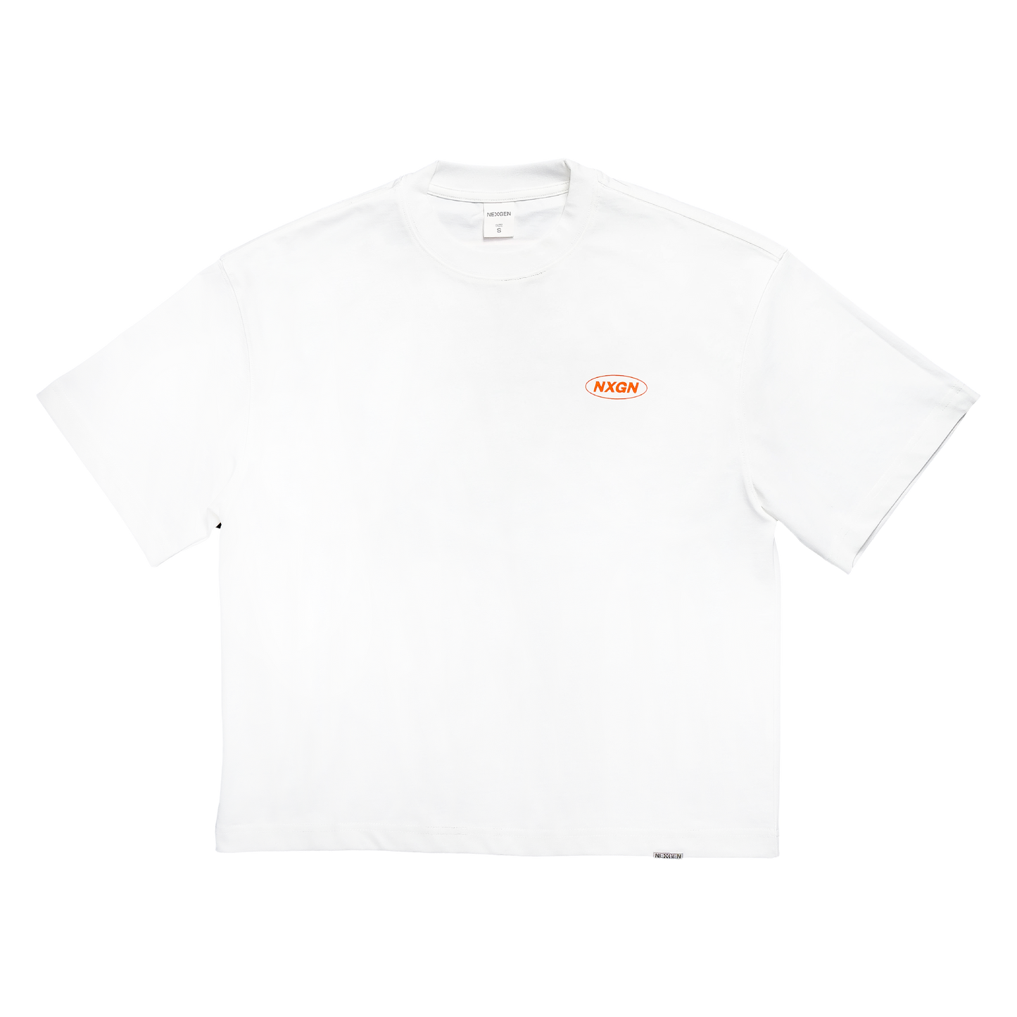 NXGN Puff Printed Boxy - White