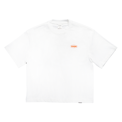 NXGN Puff Printed Boxy - White